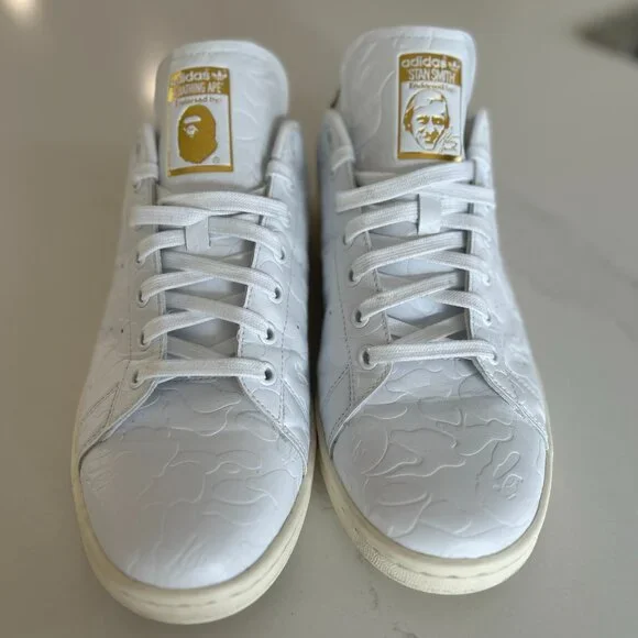 ADIDAS x BAPE Stan Smith Camo Shoes - Picture 3 of 5